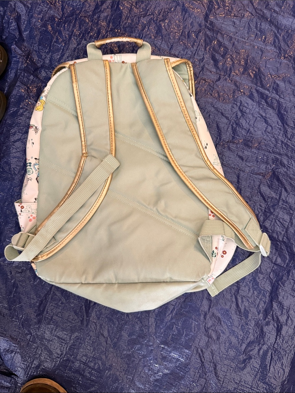 Disney Cream Girls' Illustrated Backpack with Pom Pom - Picture 2 of 6